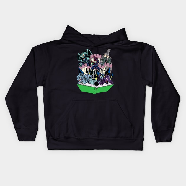 World of Toons Kids Hoodie by nextodie